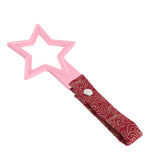 5-Star JDM Tsurikawa Drift Subway Train Bus Handle – Universal Car Interior Hanging Charm, Pink Ring & Bosozoku Red Clouds Pattern Retro Nylon Strap X1