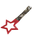5-Star JDM Tsurikawa Drift Subway Train Bus Handle – Universal Car Interior Hanging Charm, Red Ring & Bosozoku Green Waves Pattern Retro Nylon Strap X1