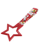 5-Star JDM Tsurikawa Drift Subway Train Bus Handle – Universal Car Interior Hanging Charm, Red Ring & Bosozoku Red Cats Pattern Retro Nylon Strap X1