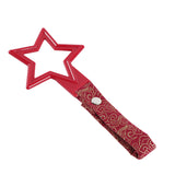 5-Star JDM Tsurikawa Drift Subway Train Bus Handle – Universal Car Interior Hanging Charm, Red Ring & Bosozoku Red Clouds Pattern Retro Nylon Strap X1