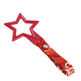 5-Star JDM Tsurikawa Drift Subway Train Bus Handle – Universal Car Interior Hanging Charm, Red Ring & Bosozoku Red Waves Pattern Retro Nylon Strap X1