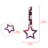 5-Star JDM Tsurikawa Drift Subway Train Bus Handle – Universal Car Interior Hanging Charm, Galaxy Ring & Bosozoku Black Cats Pattern Retro Nylon Strap X1