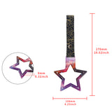 5-Star JDM Tsurikawa Drift Subway Train Bus Handle – Universal Car Interior Hanging Charm, Galaxy Ring & Bosozoku Black Clouds Pattern Retro Nylon Strap X1