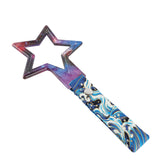 5-Star JDM Tsurikawa Drift Subway Train Bus Handle – Universal Car Interior Hanging Charm, Galaxy Ring & Bosozoku Blue Waves Pattern Retro Nylon Strap X1