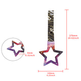 5-Star JDM Tsurikawa Drift Subway Train Bus Handle – Universal Car Interior Hanging Charm, Galaxy Ring & Bosozoku Green Waves Pattern Retro Nylon Strap X1