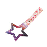 5-Star JDM Tsurikawa Drift Subway Train Bus Handle – Universal Car Interior Hanging Charm, Galaxy Ring & Bosozoku Pink Flowers Pattern Retro Nylon Strap X1
