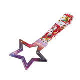 5-Star JDM Tsurikawa Drift Subway Train Bus Handle – Universal Car Interior Hanging Charm, Galaxy Ring & Bosozoku Red Cats Pattern Retro Nylon Strap X1