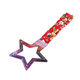 5-Star JDM Tsurikawa Drift Subway Train Bus Handle – Universal Car Interior Hanging Charm, Galaxy Ring & Bosozoku Red Dogs Pattern Retro Nylon Strap X1