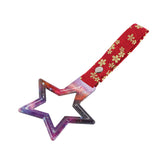 5-Star JDM Tsurikawa Drift Subway Train Bus Handle – Universal Car Interior Hanging Charm, Galaxy Ring & Bosozoku Red Flowers Pattern Retro Nylon Strap X1