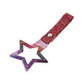 5-Star JDM Tsurikawa Drift Subway Train Bus Handle – Universal Car Interior Hanging Charm, Galaxy Ring & Bosozoku Red Clouds Pattern Retro Nylon Strap X1