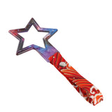 5-Star JDM Tsurikawa Drift Subway Train Bus Handle – Universal Car Interior Hanging Charm, Galaxy Ring & Bosozoku Red Waves Pattern Retro Nylon Strap X1