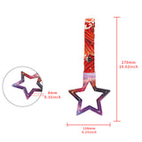 5-Star JDM Tsurikawa Drift Subway Train Bus Handle – Universal Car Interior Hanging Charm, Galaxy Ring & Bosozoku Red Waves Pattern Retro Nylon Strap X1