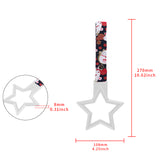 5-Star JDM Tsurikawa Drift Subway Train Bus Handle – Universal Car Interior Hanging Charm, White Ring & Bosozoku Black Cats Pattern Retro Nylon Strap X1