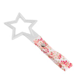 5-Star JDM Tsurikawa Drift Subway Train Bus Handle – Universal Car Interior Hanging Charm, White Ring & Bosozoku Pink Flowers Pattern Retro Nylon Strap X1