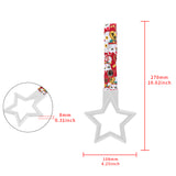 5-Star JDM Tsurikawa Drift Subway Train Bus Handle – Universal Car Interior Hanging Charm, White Ring & Bosozoku Red Cats Pattern Retro Nylon Strap X1
