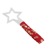 5-Star JDM Tsurikawa Drift Subway Train Bus Handle – Universal Car Interior Hanging Charm, White Ring & Bosozoku Red Flowers Pattern Retro Nylon Strap X1