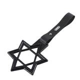 6-Star JDM Tsurikawa Drift Subway Train Bus Handle Strap – Universal Car Interior Hanging Charm, Carbon Fiber Style Ring & Carbon Fiber Pattern PVC X1