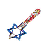 6-STAR JDM Tsurikawa Drift Subway Train Bus Handle – Universal Car Interior Hanging Charm, Burnt Blue Ring & Bosozoku Red Cats Pattern Retro Nylon Strap X1