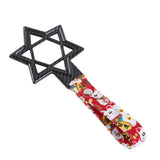 6-STAR JDM Tsurikawa Drift Subway Train Bus Handle – Universal Car Interior Hanging Charm, Carbon Fiber Style Ring & Bosozoku Red Cats Pattern Retro Nylon Strap X1