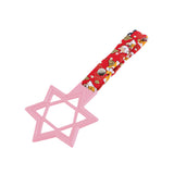 6-STAR JDM Tsurikawa Drift Subway Train Bus Handle – Universal Car Interior Hanging Charm, Pink Ring & Bosozoku Red Dogs Pattern Retro Nylon Strap X1