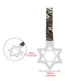 6-STAR JDM Tsurikawa Drift Subway Train Bus Handle – Universal Car Interior Hanging Charm, White Ring & Bosozoku Green Waves Pattern Retro Nylon Strap X1