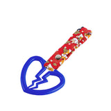 Broken Heart JDM Tsurikawa Drift Subway Train Bus Handle Strap – Universal Car Interior Hanging Charm, Bosozoku Red Dogs Pattern Retro Nylon Strap X1
