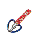 Broken Heart JDM Tsurikawa Drift Subway Train Bus Handle Strap – Universal Car Interior Hanging Charm, Bosozoku Red Dogs Pattern Retro Nylon Strap X1