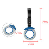 Anime Brake Disc Rotor JDM Tsurikawa Drift Subway Train Bus Handle Strap – Universal Car Interior Hanging Charm, Black Nylon X2