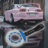 Anime Brake Disc Rotor JDM Tsurikawa Drift Subway Train Bus Handle Strap – Universal Car Interior Hanging Charm, Black Nylon X1