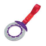 Anime Brake Disc Rotor JDM Tsurikawa Drift Subway Train Bus Handle Strap – Universal Car Interior Hanging Charm, Red Nylon X2