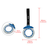 Anime Brake Disc Rotor JDM Tsurikawa Drift Subway Train Bus Handle Strap – Universal Car Interior Hanging Charm, Black PVC X2