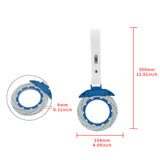 Anime Brake Disc Rotor JDM Tsurikawa Drift Subway Train Bus Handle Strap – Universal Car Interior Hanging Charm, White PVC X1