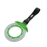 Anime Brake Disc Rotor JDM Tsurikawa Drift Subway Train Bus Handle Strap – Universal Car Interior Hanging Charm, Black PVC X2