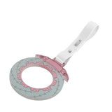 Anime Brake Disc Rotor JDM Tsurikawa Drift Subway Train Bus Handle Strap – Universal Car Interior Hanging Charm, White PVC X1