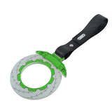 Anime Brake Disc Rotor JDM Tsurikawa Drift Subway Train Bus Handle Strap – Universal Car Interior Hanging Charm, Carbon Fiber Pattern PVC X1