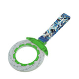 Anime Brake Disc Rotor JDM Tsurikawa Drift Subway Train Bus Handle Strap – Universal Car Interior Hanging Charm, Bosozoku Blue Waves Pattern Retro Nylon Strap X1