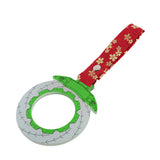 Anime Brake Disc Rotor JDM Tsurikawa Drift Subway Train Bus Handle Strap – Universal Car Interior Hanging Charm, Bosozoku Red Flowers Pattern Retro Nylon Strap X1