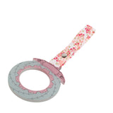 Anime Brake Disc Rotor JDM Tsurikawa Drift Subway Train Bus Handle Strap – Universal Car Interior Hanging Charm, Bosozoku Pink Flowers Pattern Retro Nylon Strap X1