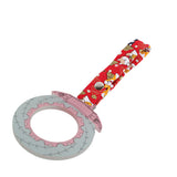 Anime Brake Disc Rotor JDM Tsurikawa Drift Subway Train Bus Handle Strap – Universal Car Interior Hanging Charm, Bosozoku Red Dogs Pattern Retro Nylon Strap X1