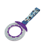Anime Brake Disc Rotor JDM Tsurikawa Drift Subway Train Bus Handle Strap – Universal Car Interior Hanging Charm, Bosozoku Blue Waves Pattern Retro Nylon Strap X1