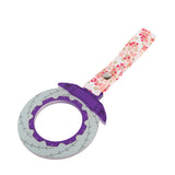 Anime Brake Disc Rotor JDM Tsurikawa Drift Subway Train Bus Handle Strap – Universal Car Interior Hanging Charm, Bosozoku Pink Flowers Pattern Retro Nylon Strap X1
