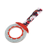Anime Brake Disc Rotor JDM Tsurikawa Drift Subway Train Bus Handle Strap – Universal Car Interior Hanging Charm, Bosozoku Black Cats Pattern Retro Nylon Strap X1