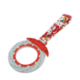 Anime Brake Disc Rotor JDM Tsurikawa Drift Subway Train Bus Handle Strap – Universal Car Interior Hanging Charm, Bosozoku Red Cats Pattern Retro Nylon Strap X1