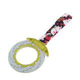 Anime Brake Disc Rotor JDM Tsurikawa Drift Subway Train Bus Handle Strap – Universal Car Interior Hanging Charm, Bosozoku Black Cats Pattern Retro Nylon Strap X1