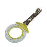 Anime Brake Disc Rotor JDM Tsurikawa Drift Subway Train Bus Handle Strap – Universal Car Interior Hanging Charm, Bosozoku Green Waves Pattern Retro Nylon Strap X1