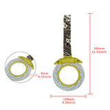 Anime Brake Disc Rotor JDM Tsurikawa Drift Subway Train Bus Handle Strap – Universal Car Interior Hanging Charm, Bosozoku Green Waves Pattern Retro Nylon Strap X1