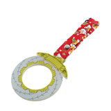 Anime Brake Disc Rotor JDM Tsurikawa Drift Subway Train Bus Handle Strap – Universal Car Interior Hanging Charm, Bosozoku Red Dogs Pattern Retro Nylon Strap X1