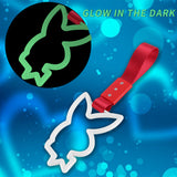 Bunny JDM Tsurikawa Drift Subway Train Bus Handle Strap – Universal Car Interior Hanging Charm, Red Nylon X1