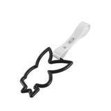 Bunny JDM Tsurikawa Drift Subway Train Bus Handle Strap – Universal Car Interior Hanging Charm, White PVC X1