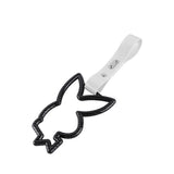 Bunny JDM Tsurikawa Drift Subway Train Bus Handle Strap – Universal Car Interior Hanging Charm, White PVC X1
